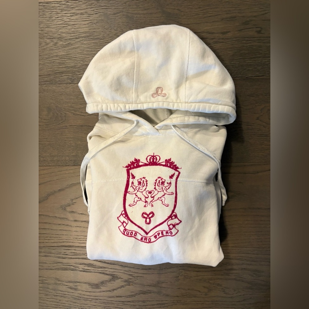 TNA girls white patterned hoodie sz medium brand new ret $120